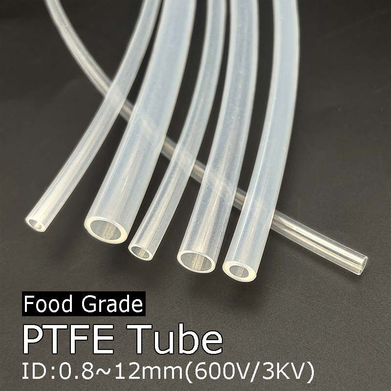 Meal Prep Co - ท่อ PTFE ใส เกรดอาหาร ขนาดเส้นผ่านศูนย์กลาง 0.8