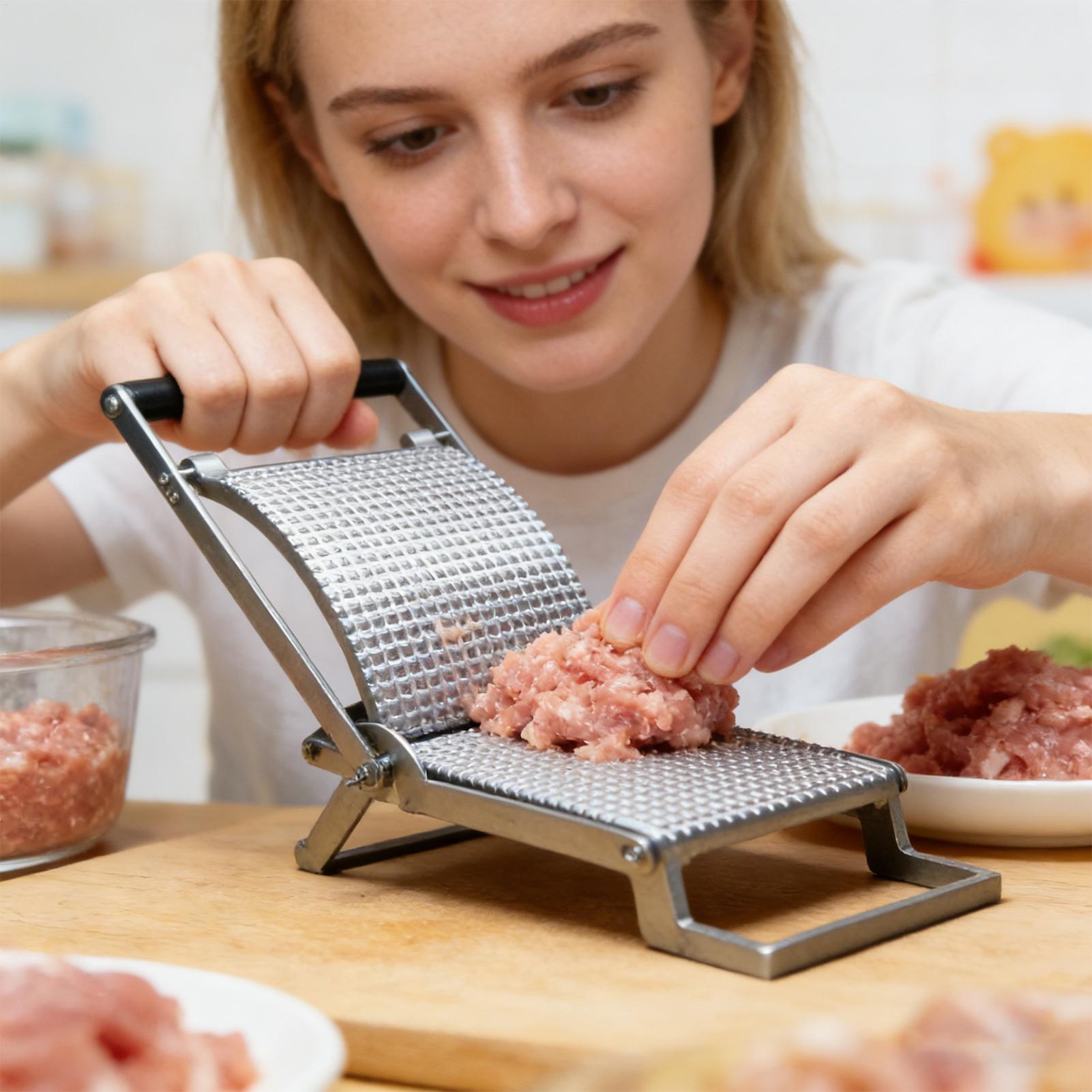 Meal Prep Pork - เครื่องนวดเนื้อสแตนเลสแบบใช้มือ อุปกรณ์ครัวสำหรับนวดเนื้อสัตว์ ไก่ เนื้อวัว สำหรับหมักเนื้อ ทำอาหาร