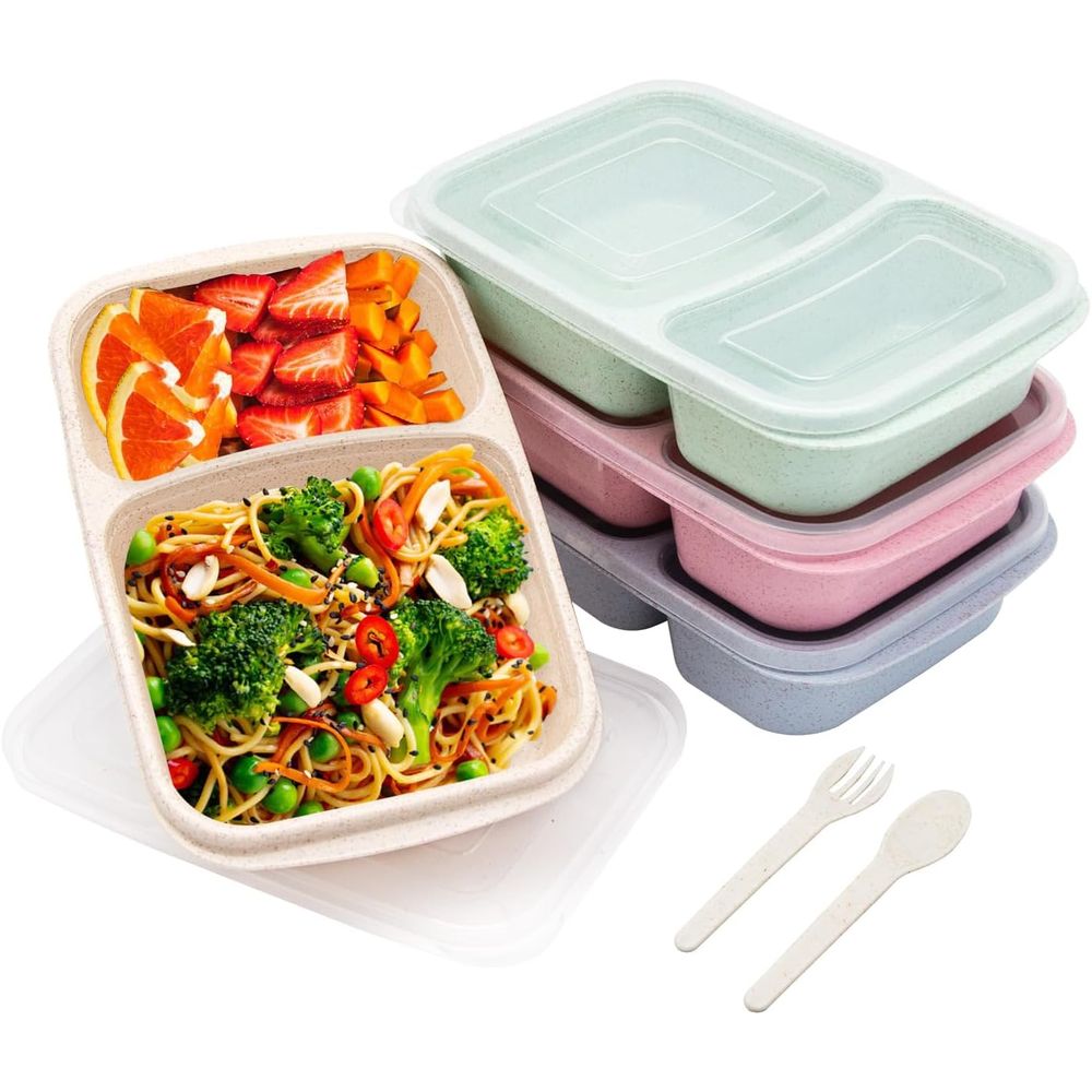 กล่องอาหารกลางวันเบนโต 4 แพ็ค, - Meal Prep Lunch บทวิจารณ์และราคา