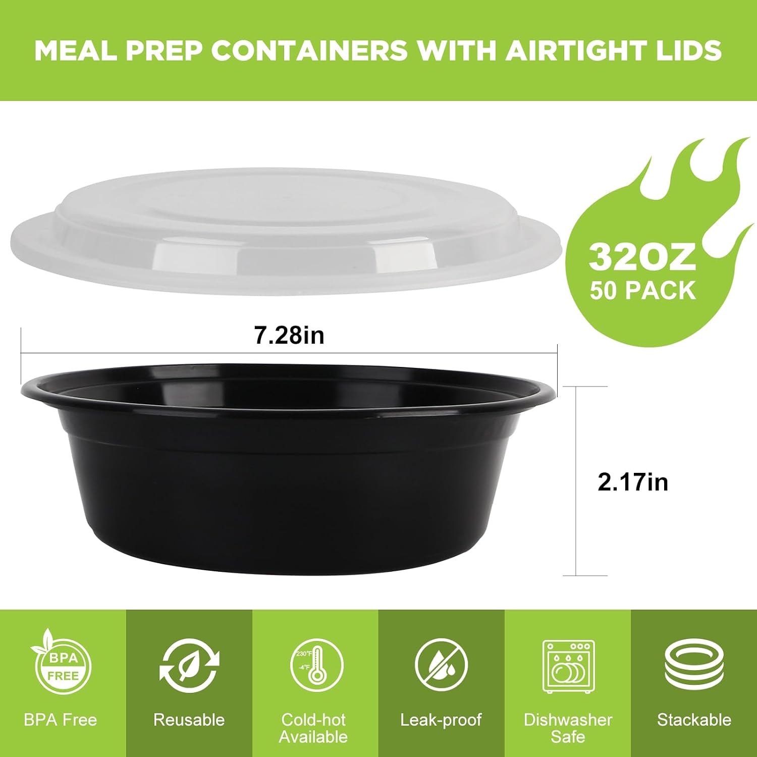 ภาชนะเตรียมอาหารพร้อมฝาปิด - ช - Meal Prep Freezer บทวิจารณ์และราคา