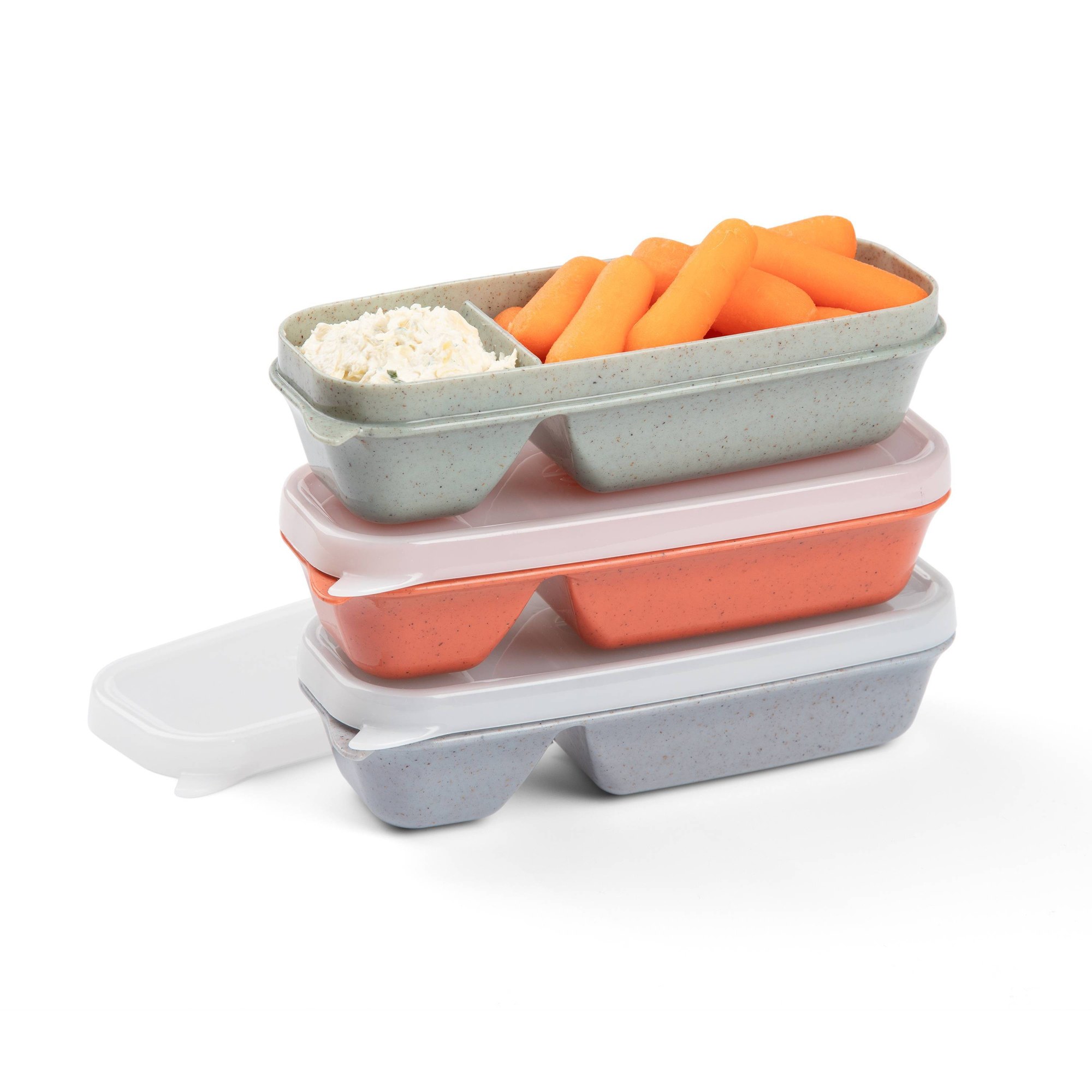 ภาชนะเก็บอาหารว่างและซอสแบบกัน - Meal Prep Lunch บทวิจารณ์และราคา