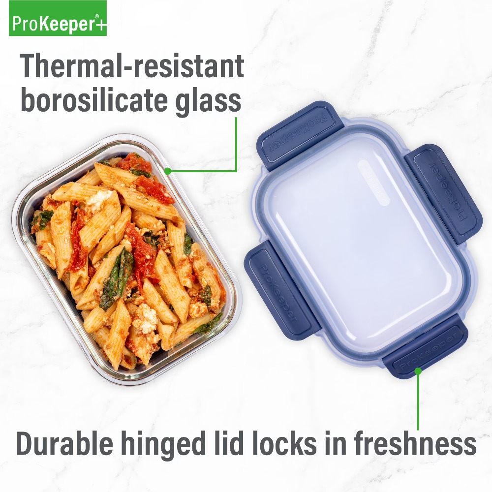 ภาชนะเก็บอาหารแก้วขนาด 2.8 คัพ - Meal Prep Freezer บทวิจารณ์และราคา
