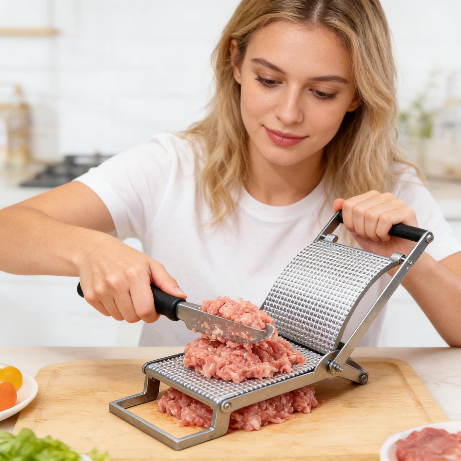 เครื่องนวดเนื้อสแตนเลสแบบใช้มื - Meal Prep Pork บทวิจารณ์และราคา