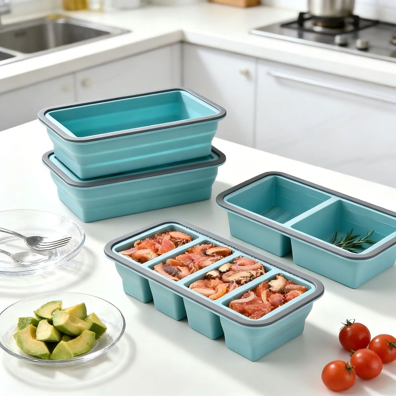 ถาดซิลิโคนสำหรับแช่แข็งซุป น้ำ - Meal Prep Freezer บทวิจารณ์และราคา