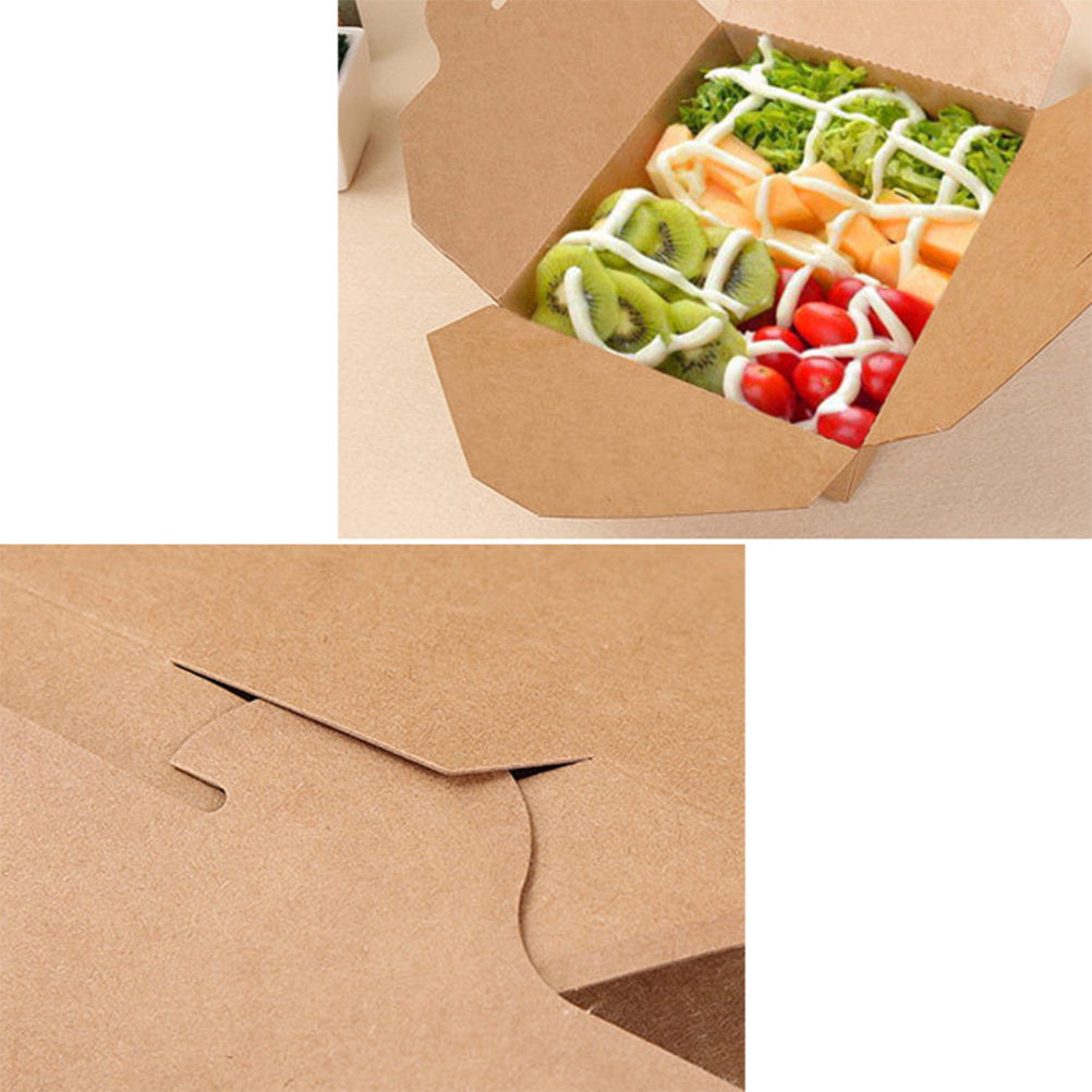 กล่องเก็บอาหารกระดาษคราฟท์ 20  - Meal Prep Delivery บทวิจารณ์และราคา