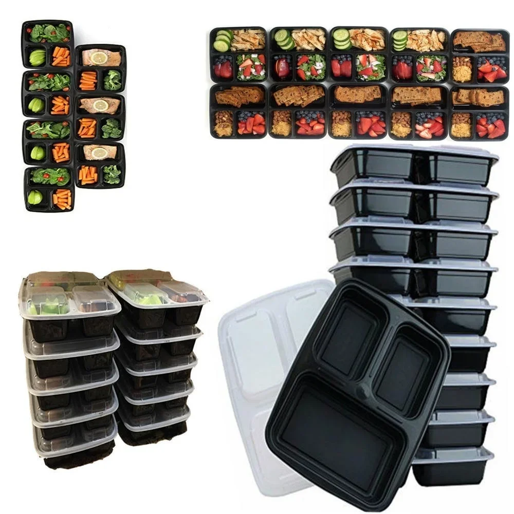 7 แพ็ค 3 ช่องภาชนะเตรียมอาหารห - Meal Prep Freezer บทวิจารณ์และราคา