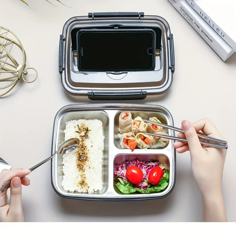 กล่องอาหารกลางวันสแตนเลสป้องกั - Meal Prep Lunch บทวิจารณ์และราคา
