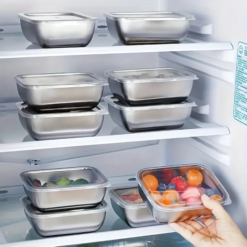 กล่องเก็บอาหารสแตนเลส 5 ชิ้น ก - Meal Prep Dinners บทวิจารณ์และราคา