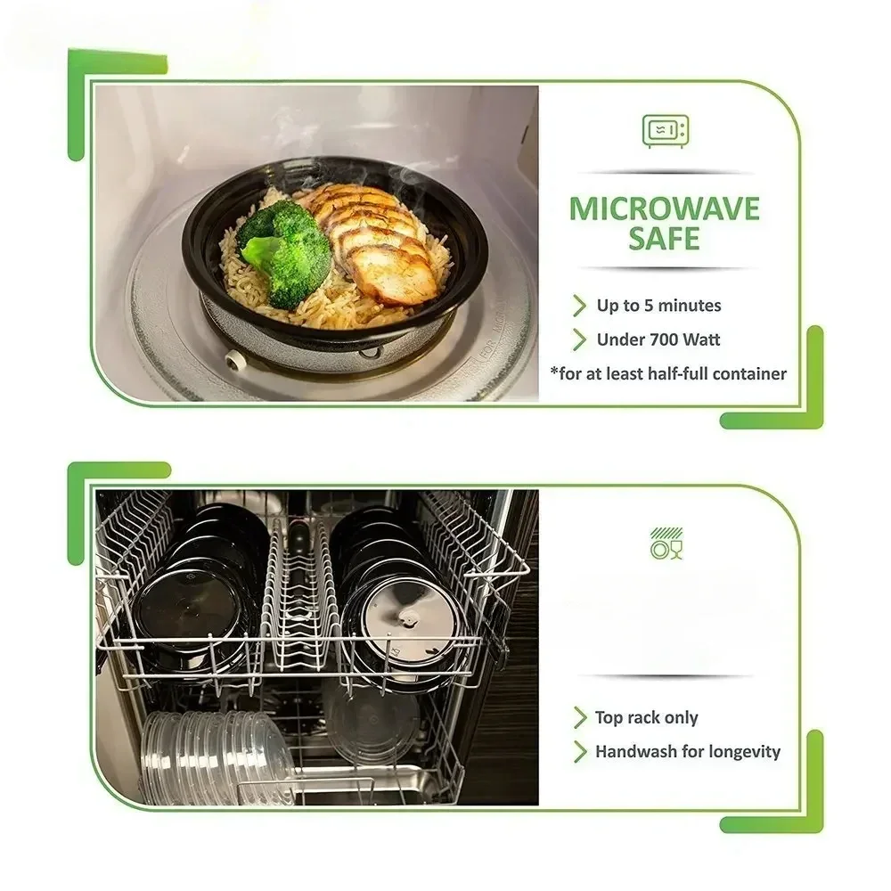 กล่องข้าวกลางวันเบนโตะแบบพกพาส - Meal Prep Freezer บทวิจารณ์และราคา