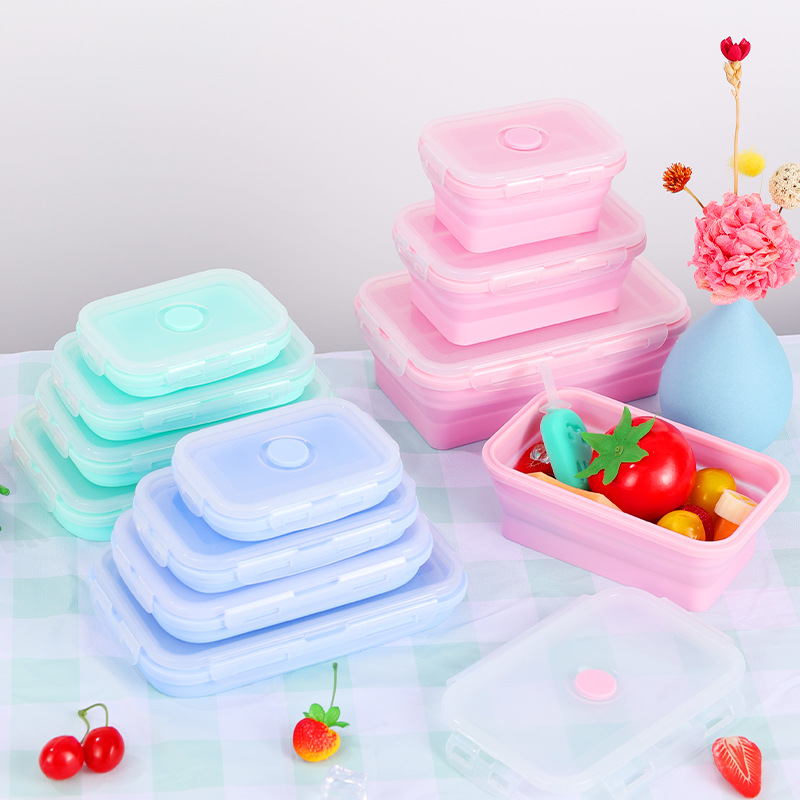 4PS ภาชนะเก็บอาหารแบบพับได้พร้ - Meal Prep Kit บทวิจารณ์และราคา