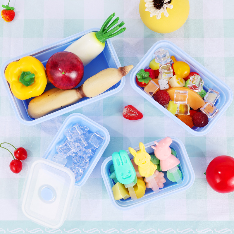 4PS ภาชนะเก็บอาหารแบบพับได้พร้ - Meal Prep Kit บทวิจารณ์และราคา