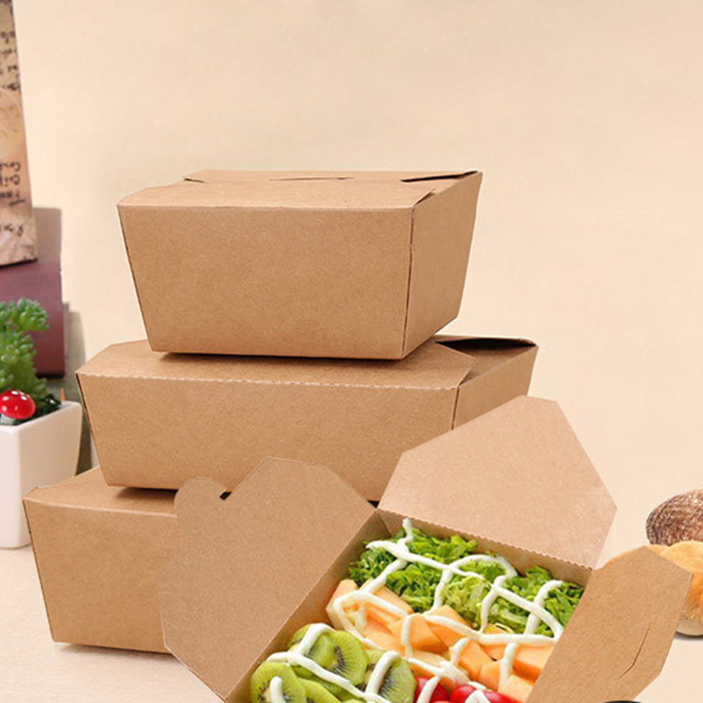 กล่องใส่อาหารกระดาษคราฟท์ 20 ช - Meal Prep Delivery บทวิจารณ์และราคา