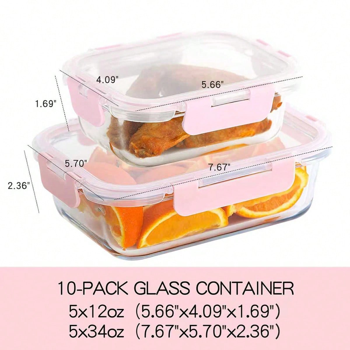 ชุดกล่องแก้วสำหรับเตรียมอาหาร  - Meal Prep Freezer บทวิจารณ์และราคา