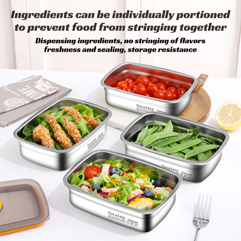 กล่องอาหารกลางวันสแตนเลสเกรดพร - Meal Prep Lunch บทวิจารณ์และราคา