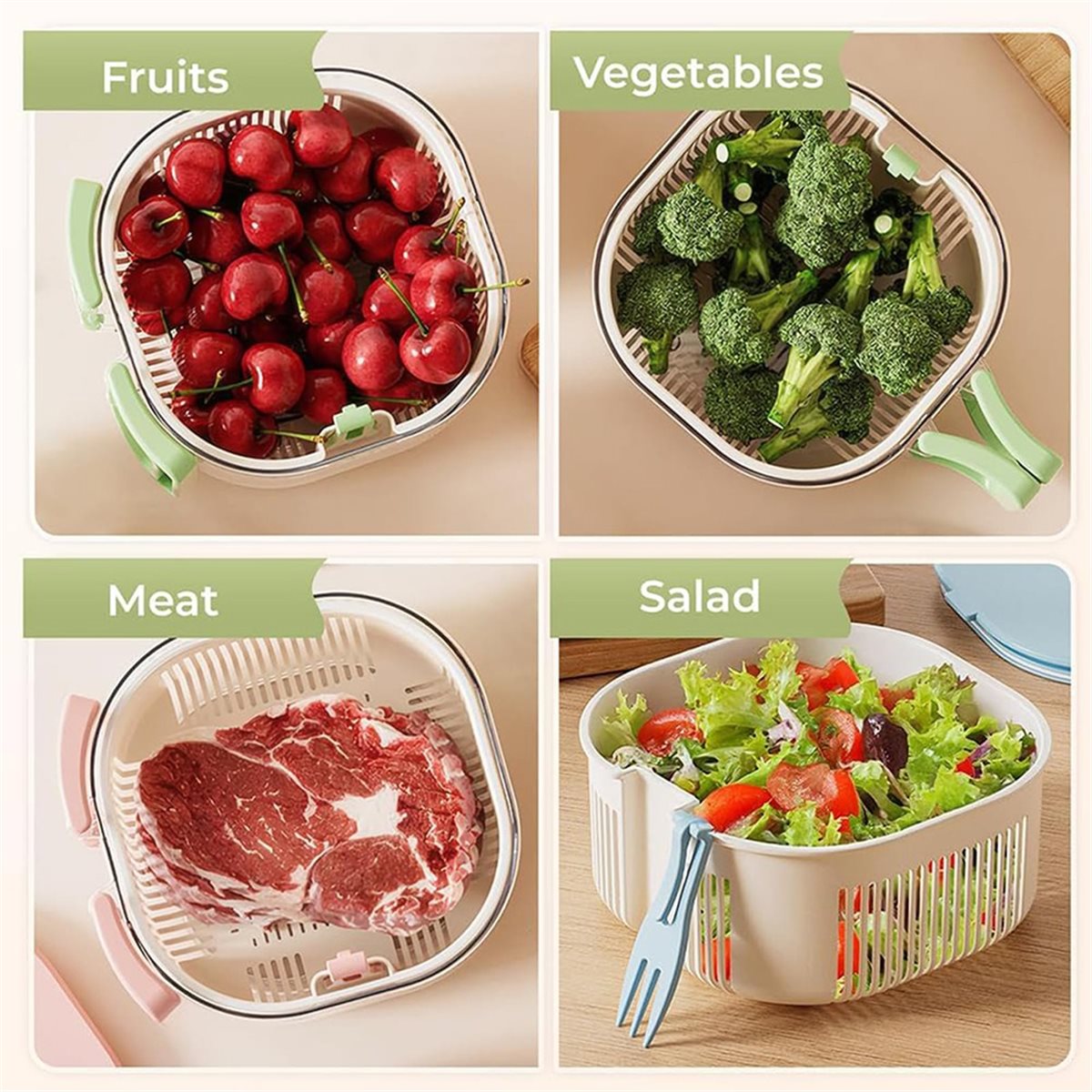 ชามปั่นล้างผลไม้รุ่นใหม่ปี 202 - Meal Prep Easy บทวิจารณ์และราคา
