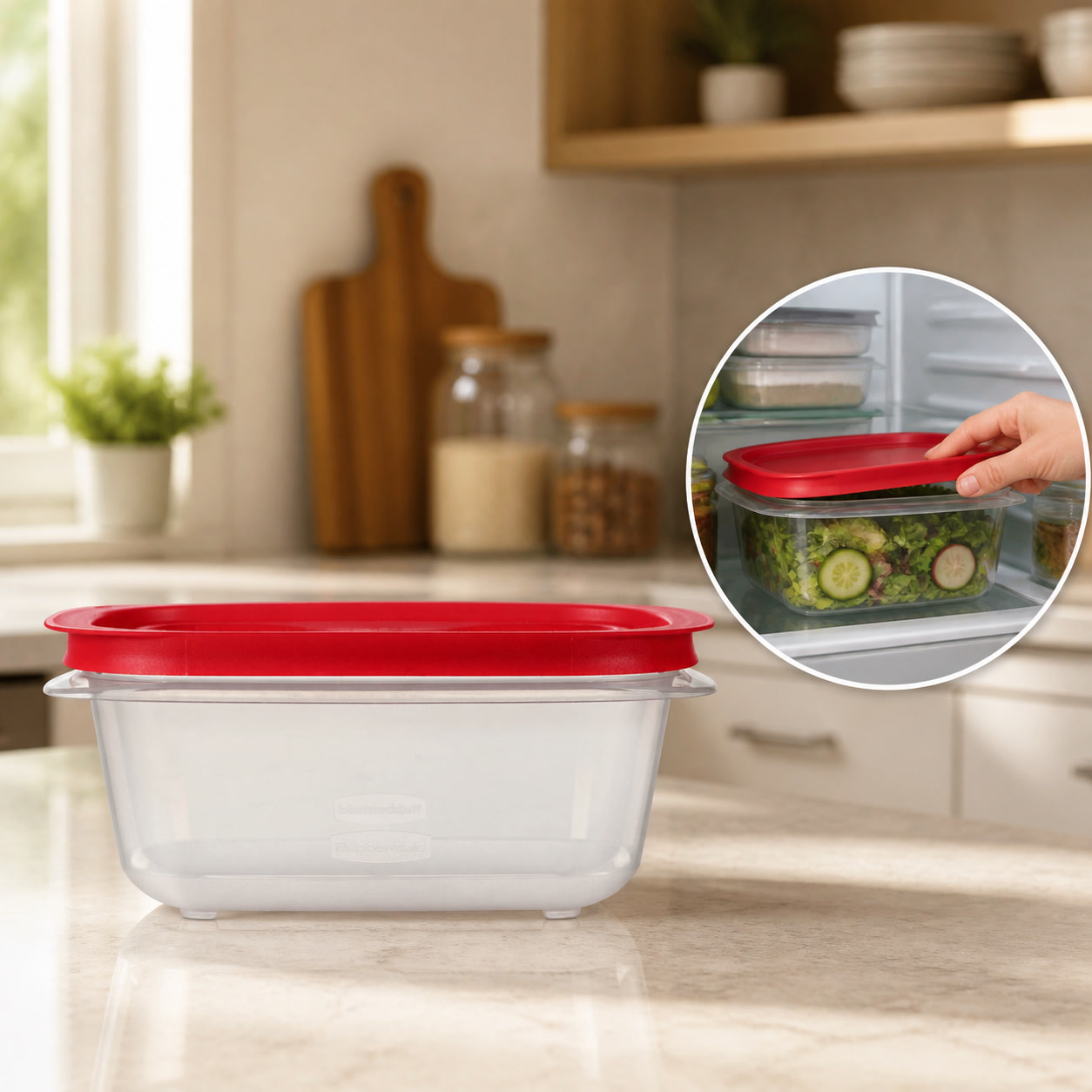 กล่องเก็บอาหารทรงสี่เหลี่ยมขนา - Meal Prep Easy บทวิจารณ์และราคา