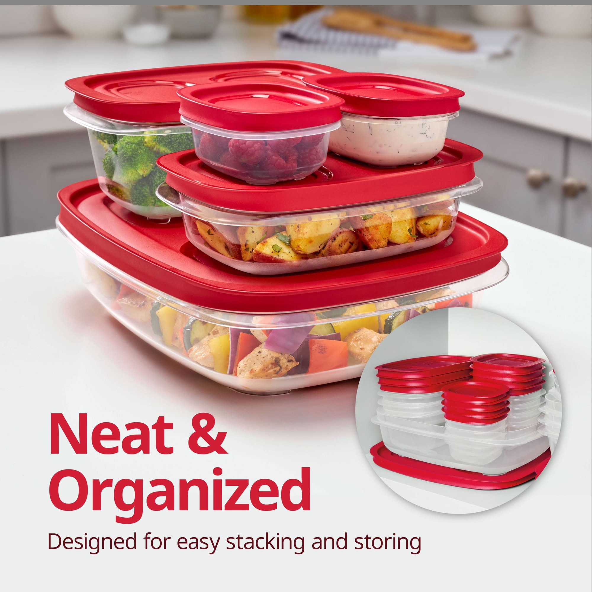 กล่องเก็บอาหารทรงสี่เหลี่ยมขนา - Meal Prep Easy บทวิจารณ์และราคา