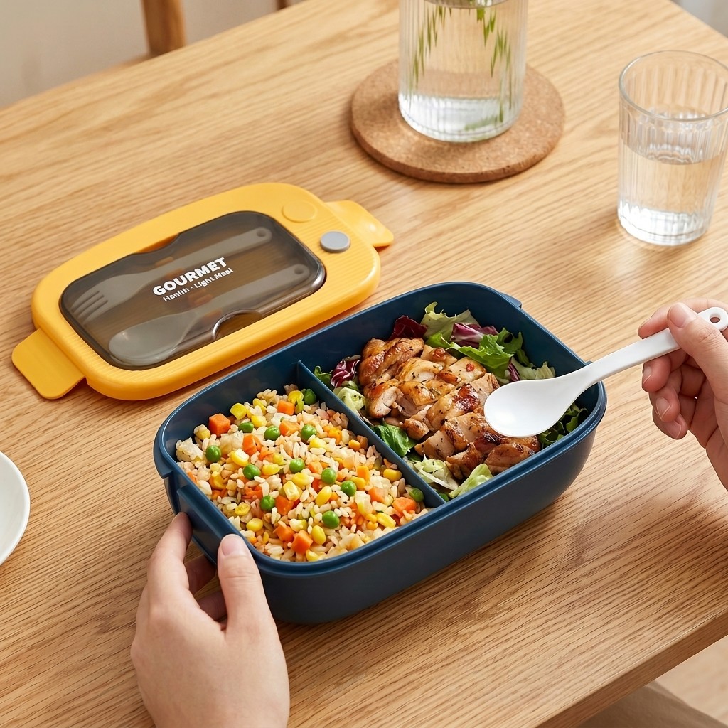 กล่องเบนโตพลาสติกสำหรับไมโครเว - Meal Prep Dinners บทวิจารณ์และราคา
