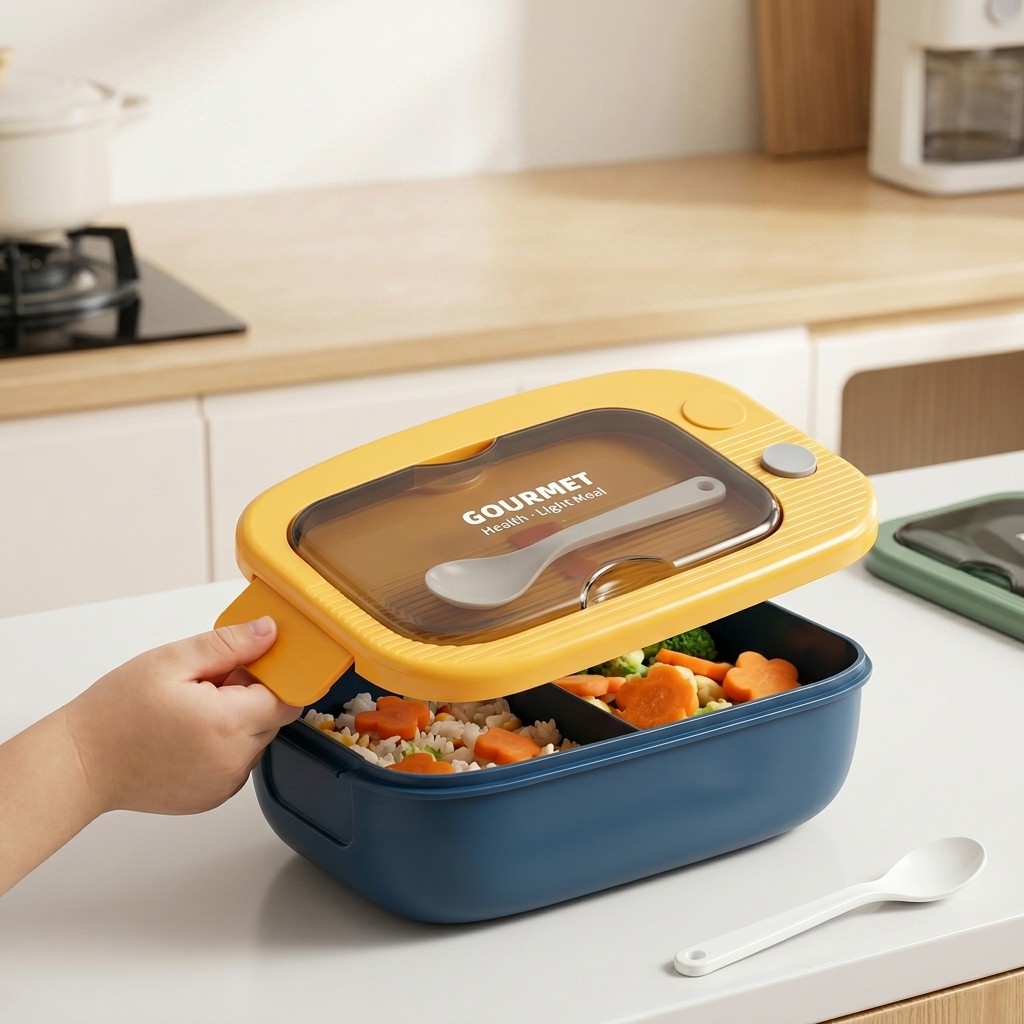 กล่องเบนโตพลาสติกสำหรับไมโครเว - Meal Prep Dinners บทวิจารณ์และราคา