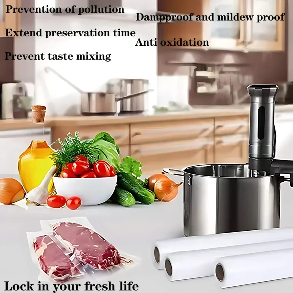 ถุงสูญญากาศสำหรับอาหาร 1 ม้วน, - Meal Prep Co บทวิจารณ์และราคา