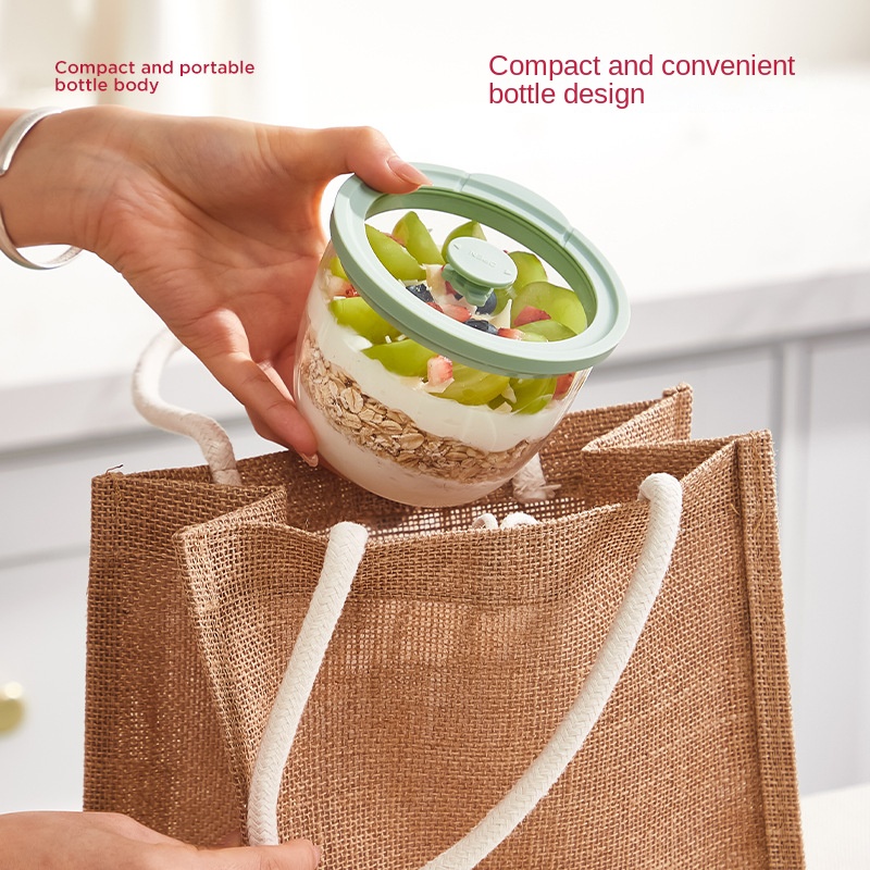 ภาชนะแก้วสำหรับโอ๊ตมีลแบบแช่ข้ - Meal Prep Yogurt Parfait บทวิจารณ์และราคา