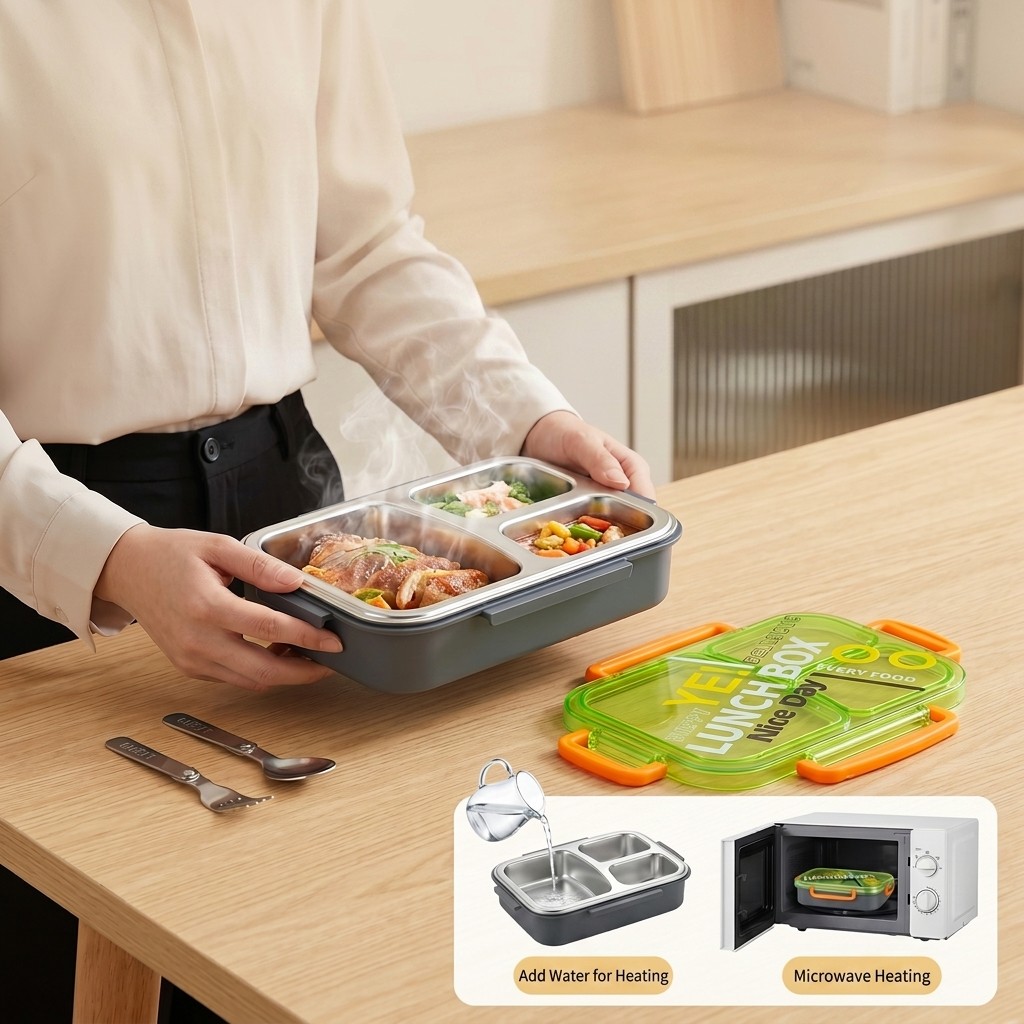 กล่องข้าวสแตนเลส 304 สำหรับเข้ - Meal Prep Dinners บทวิจารณ์และราคา