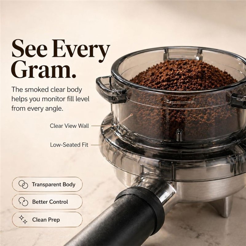 กรวยจ่ายกาแฟแบบ Twist-Lock ขนา - Breville Espresso Barista Touch บทวิจารณ์และราคา