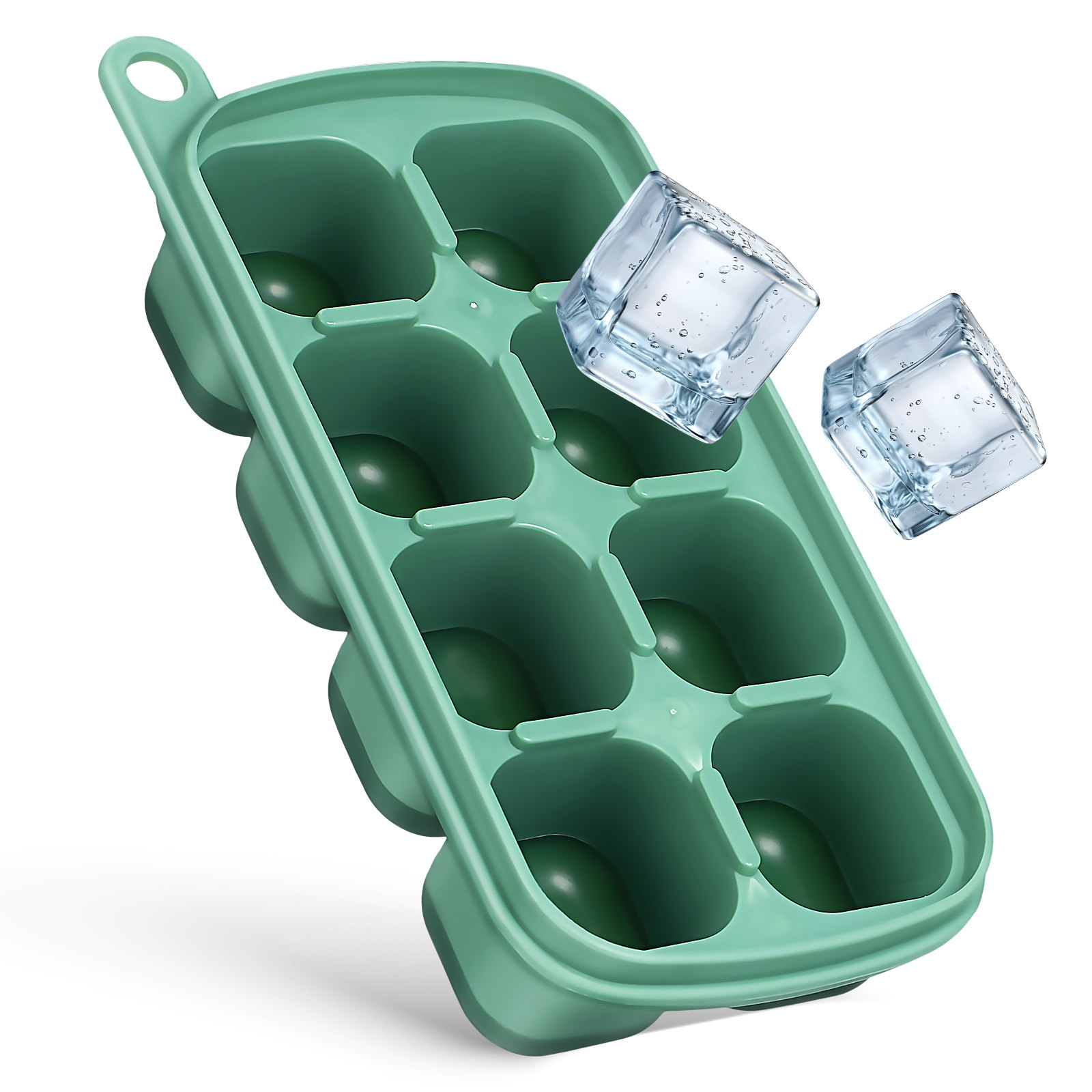ถาดทำน้ำแข็งซิลิโคนพร้อมฝาปิด  - Meal Prep Easy บทวิจารณ์และราคา